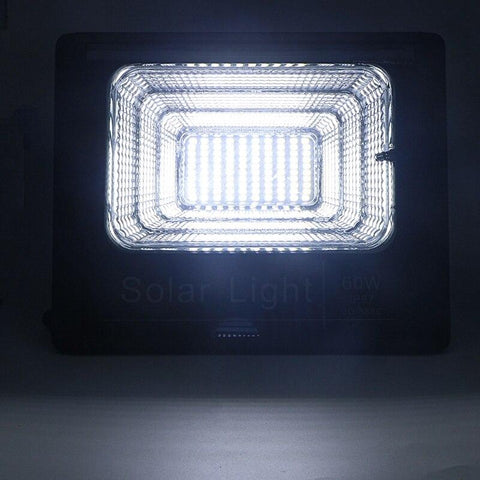 65W Outdoor Solar LED Flood Light Remote Control - Water proof